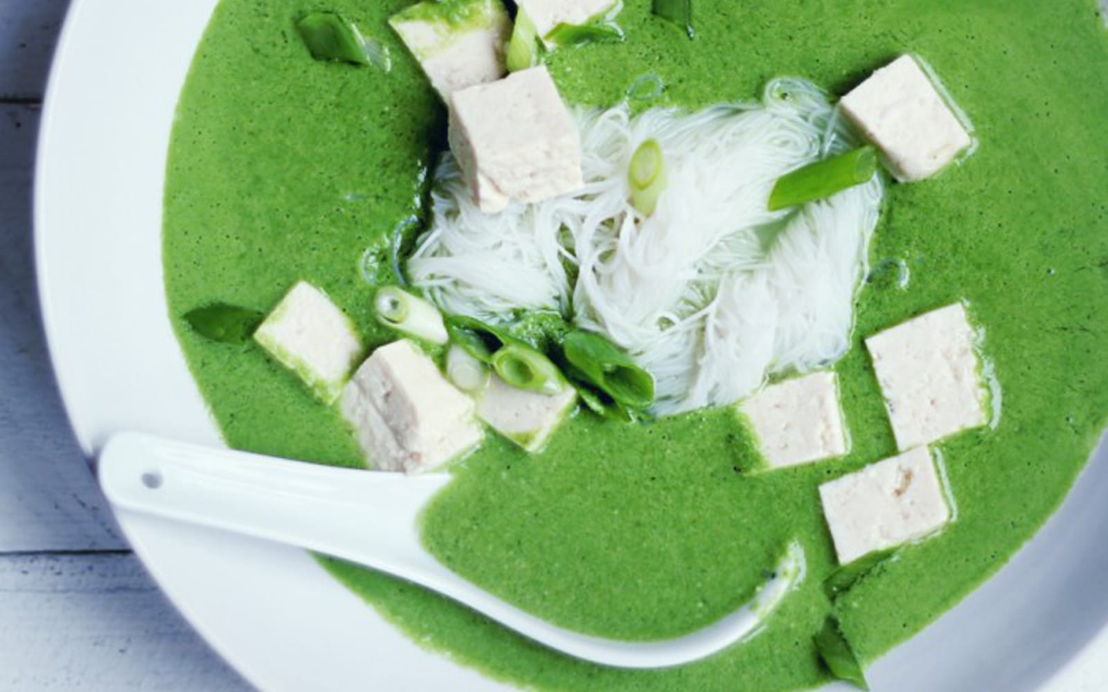 Green Curry Peanut Noodle Soup - One Green Planet