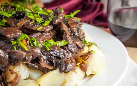 Mushroom Bourginon