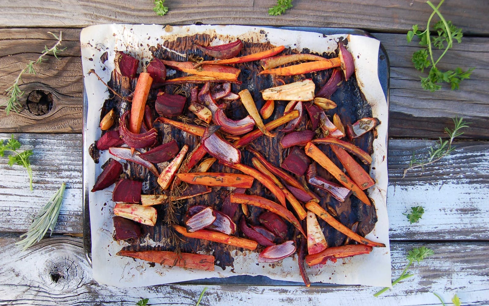 Tangerine Roasted Root Veggies