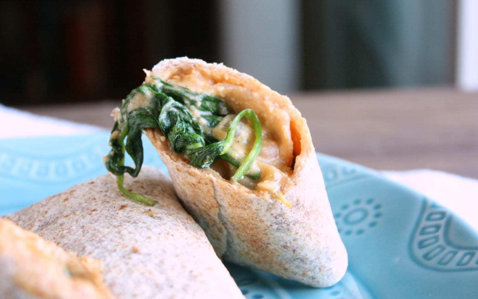 Freezable Cheesy Chickpea Burritos