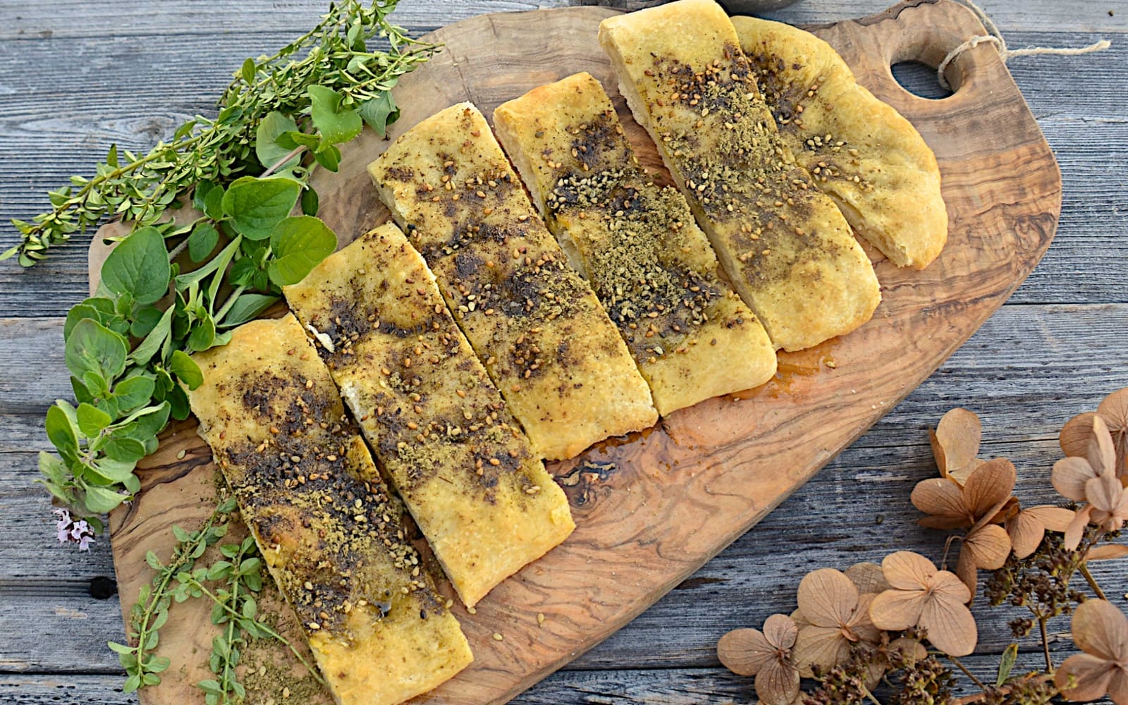 Homemade Za'atar Bread