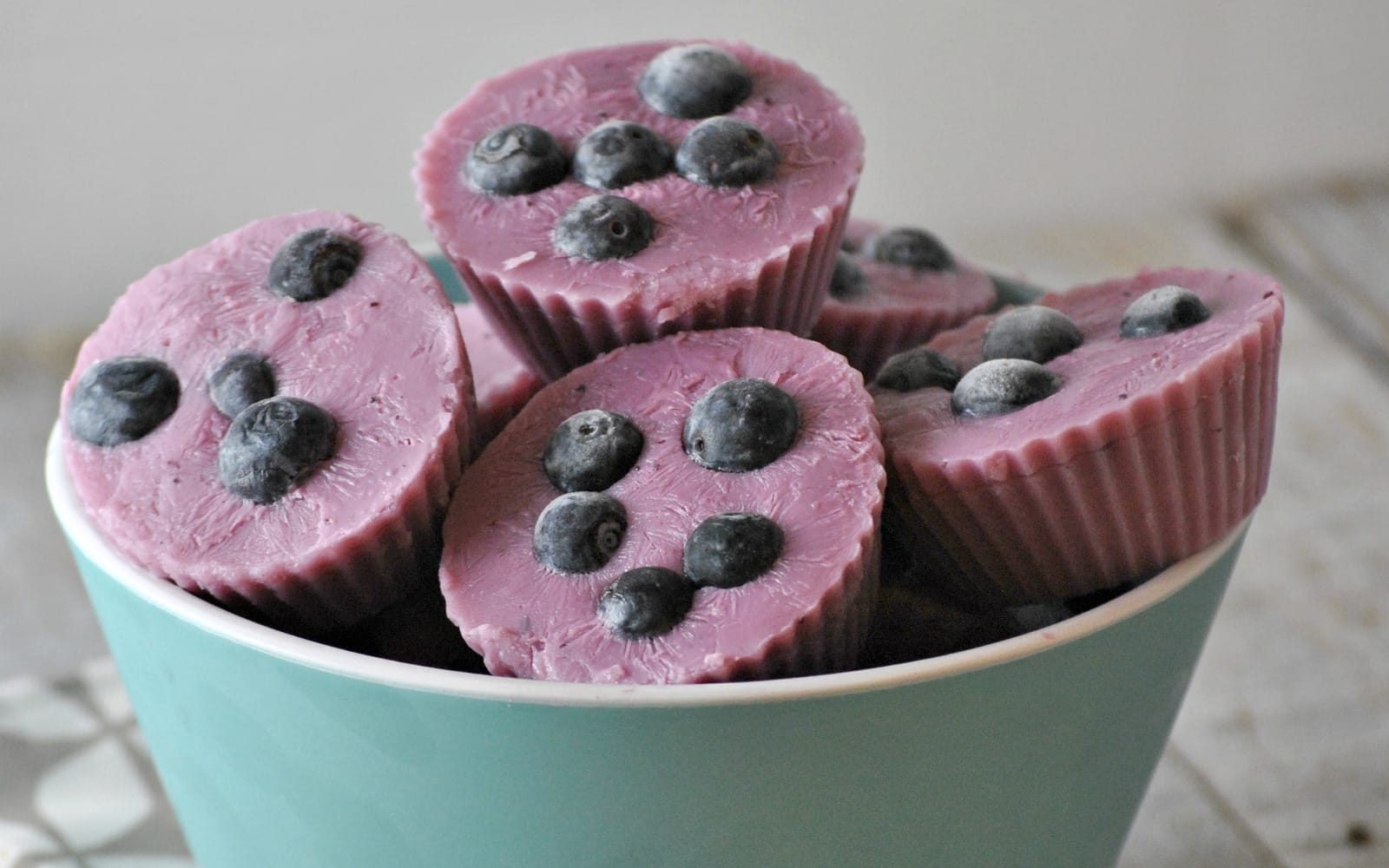 Probiotic Blueberry Yogurt Bites