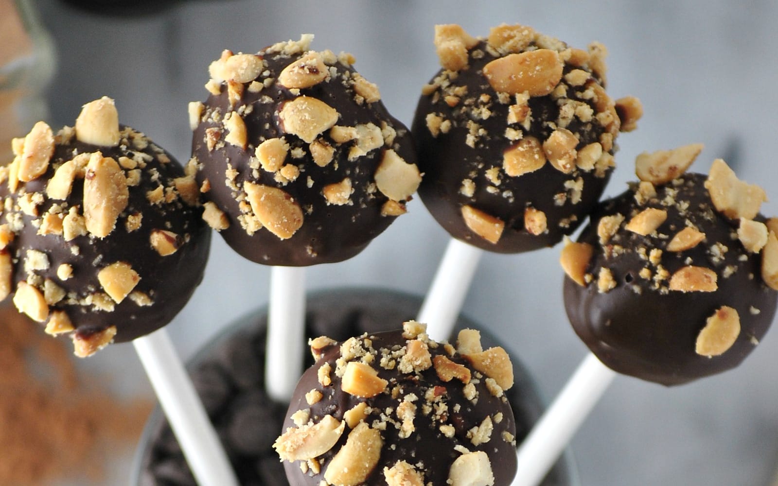 Chocolate Peanut Butter Cake Pops