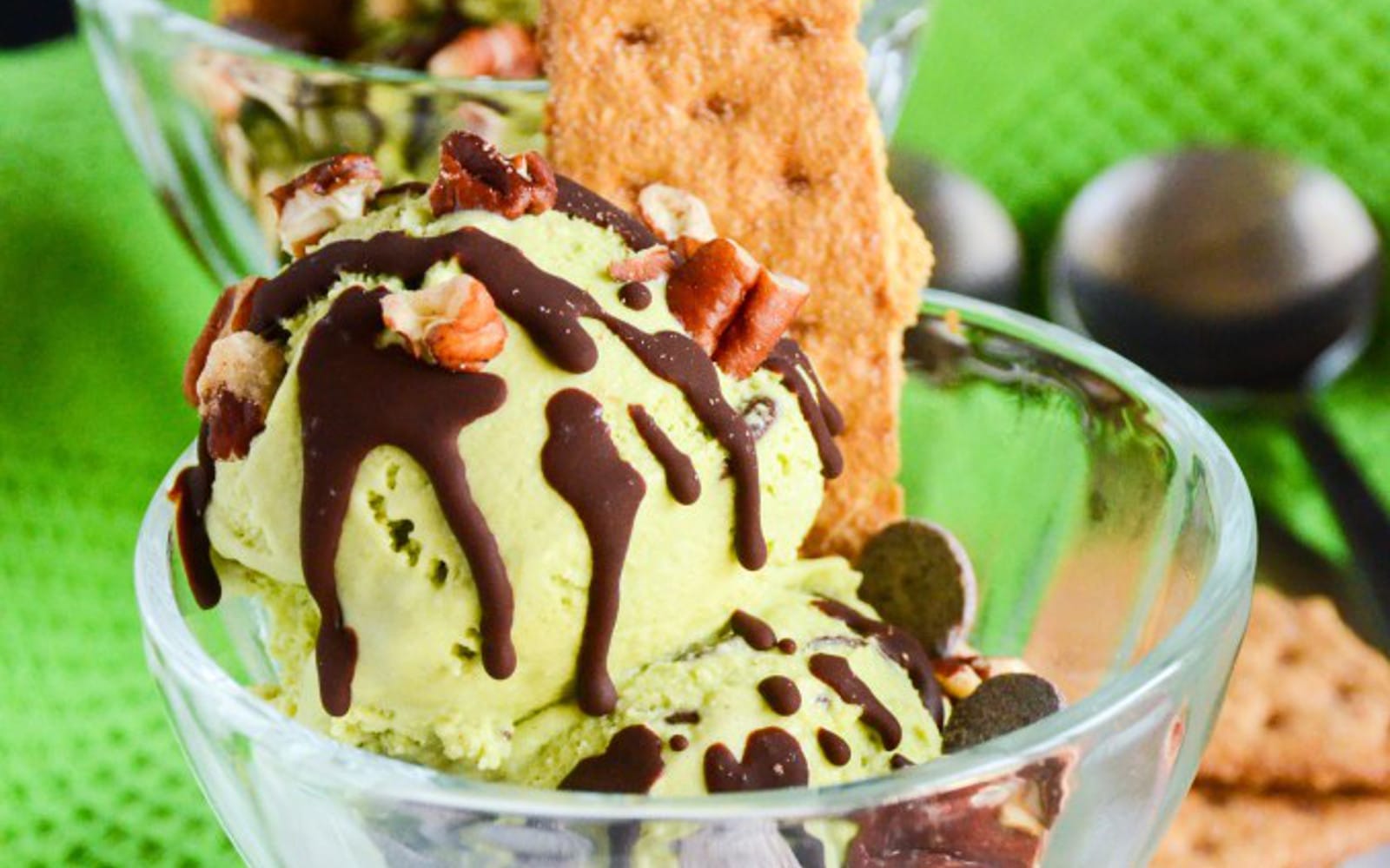 Green Monster Mint Chocolate Chip Ice Cream