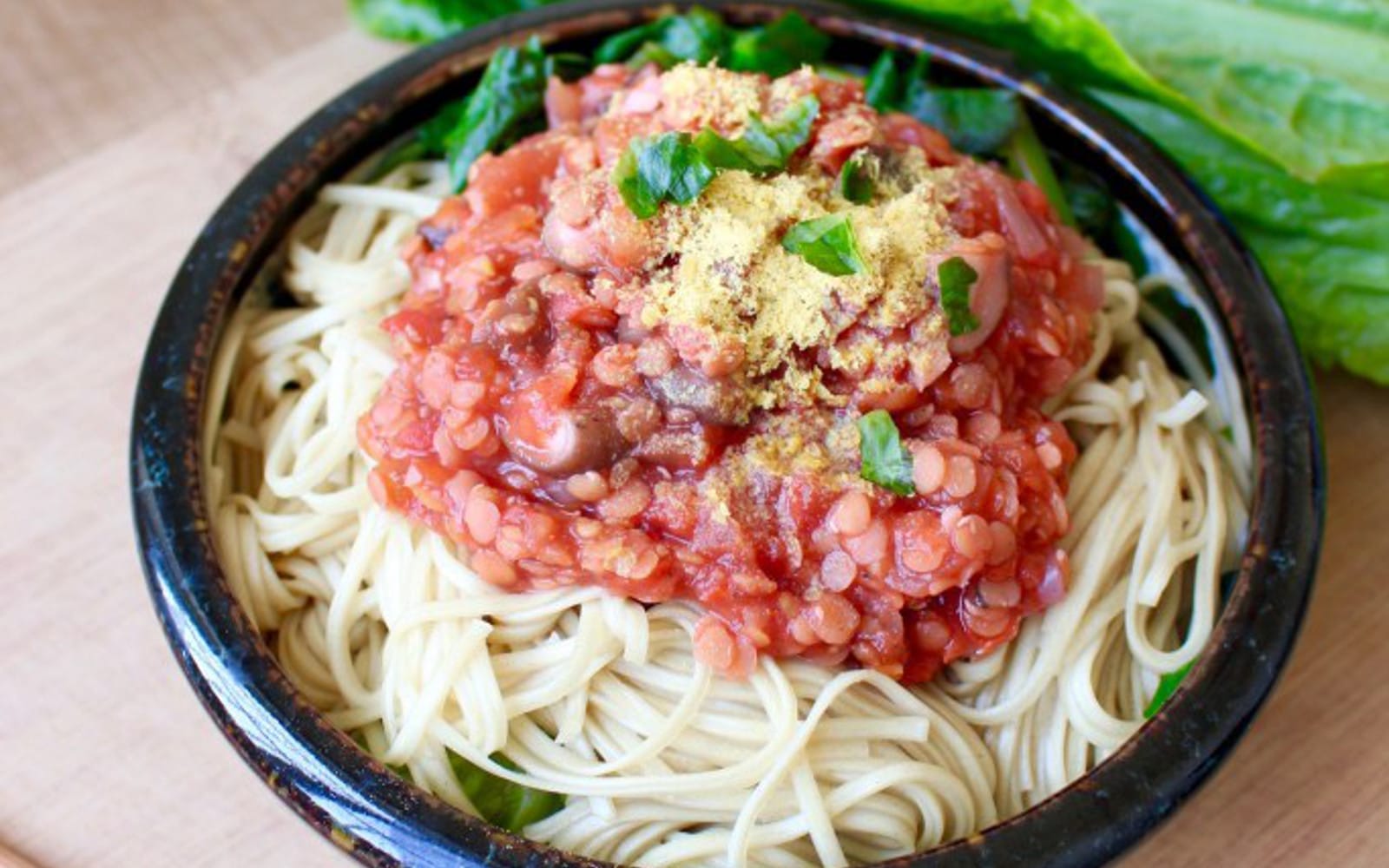 Lentil and Mushroom Ragu