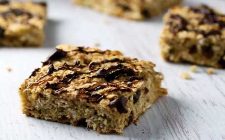 Chocolate Chip and Raisin Oat Bars