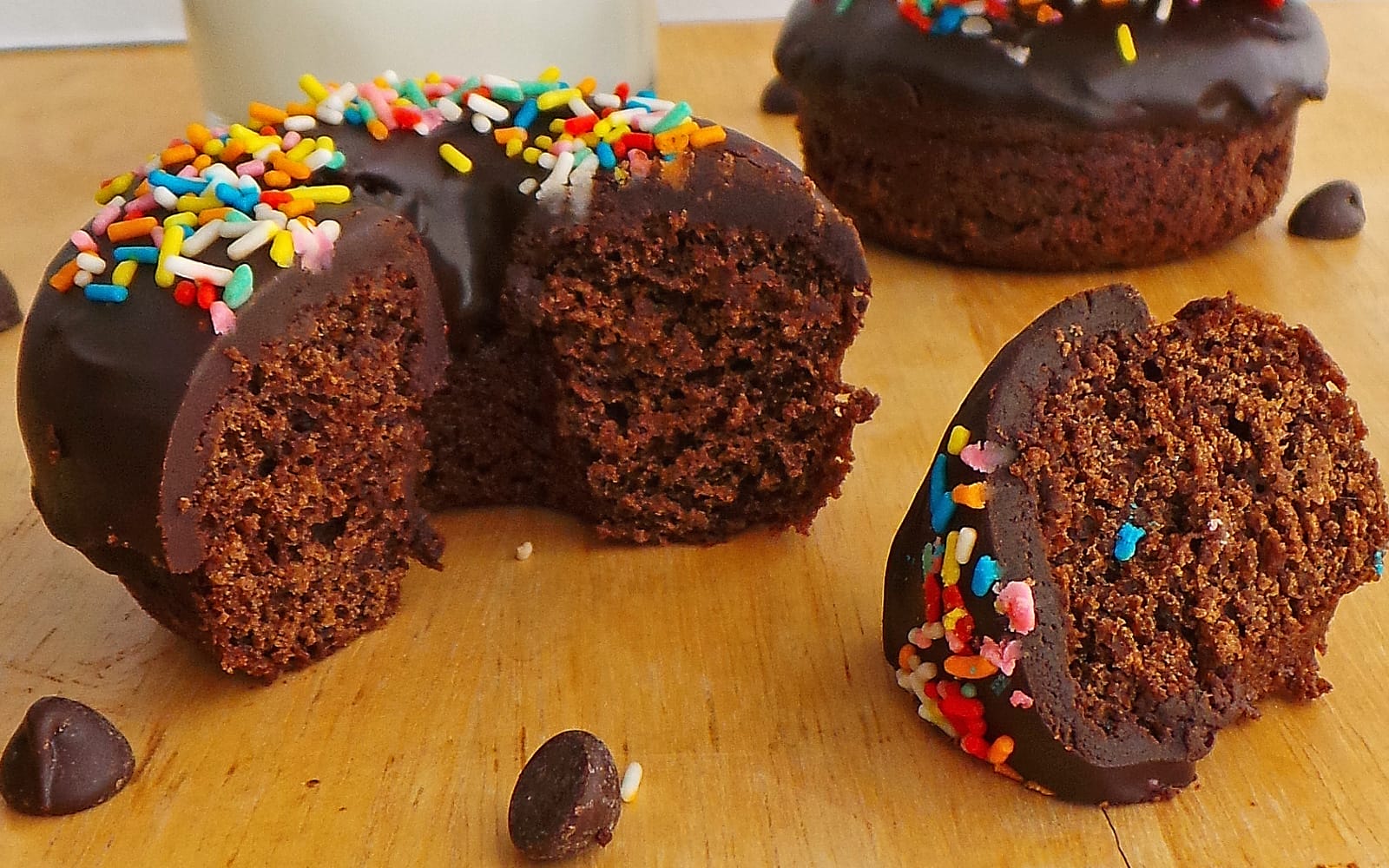 Mexican Chocolate Doughnuts