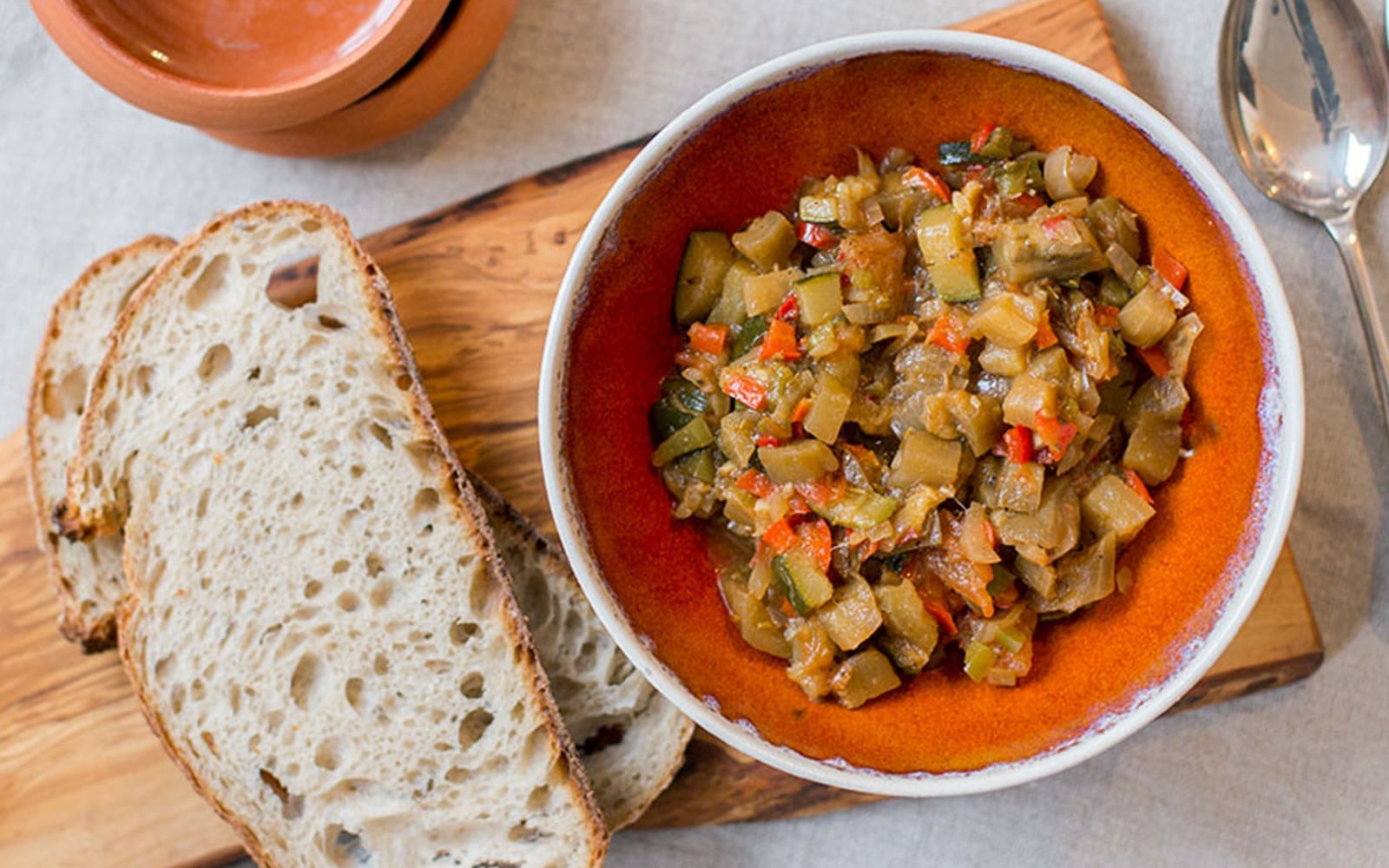 Eggplant Pisto: Manchego Spanish Ratatouille