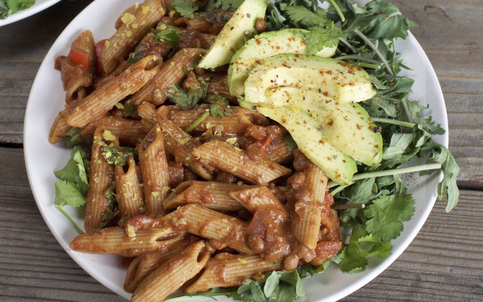 Lentil Enchilada Pasta