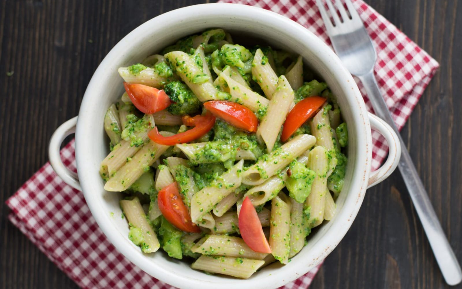 Penne with Broccoli, Chili, and Capers