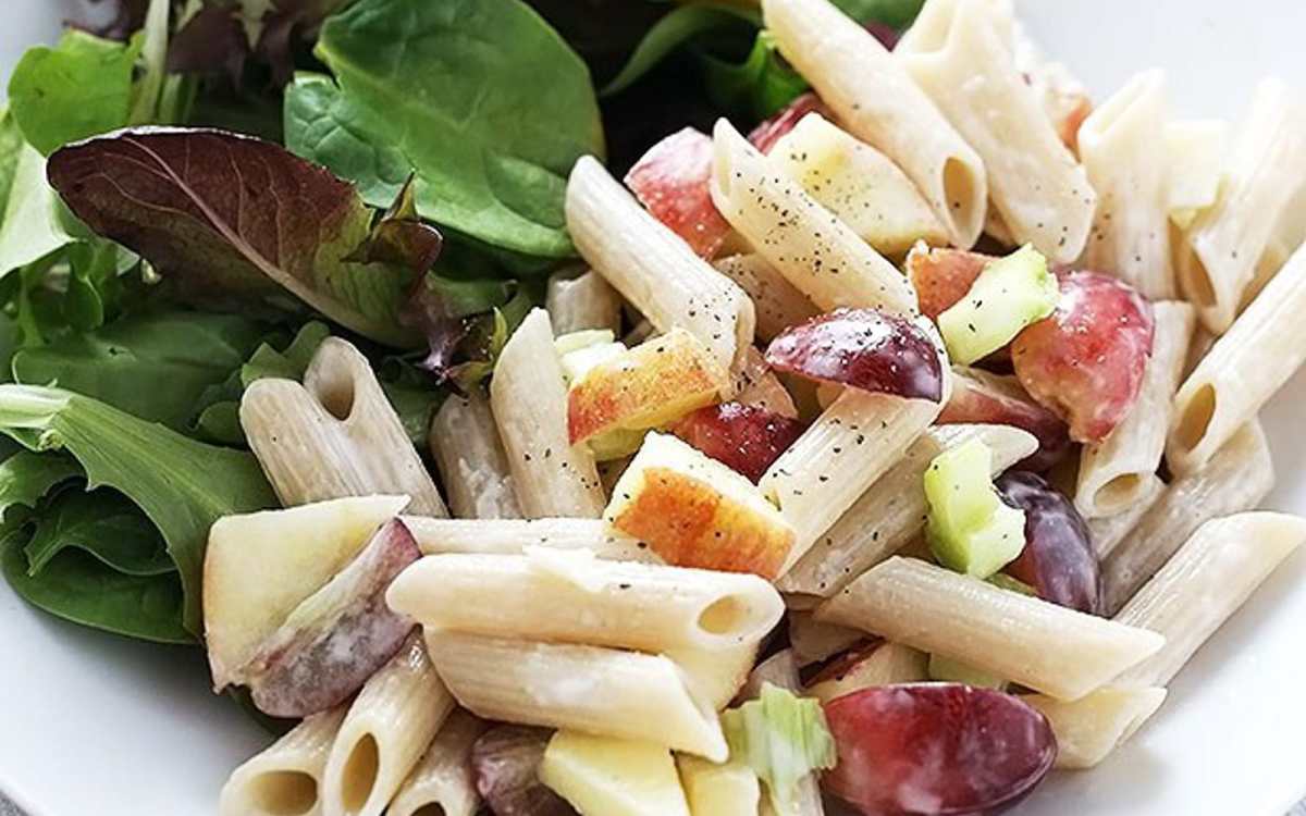 Apple and Grape Pasta 1