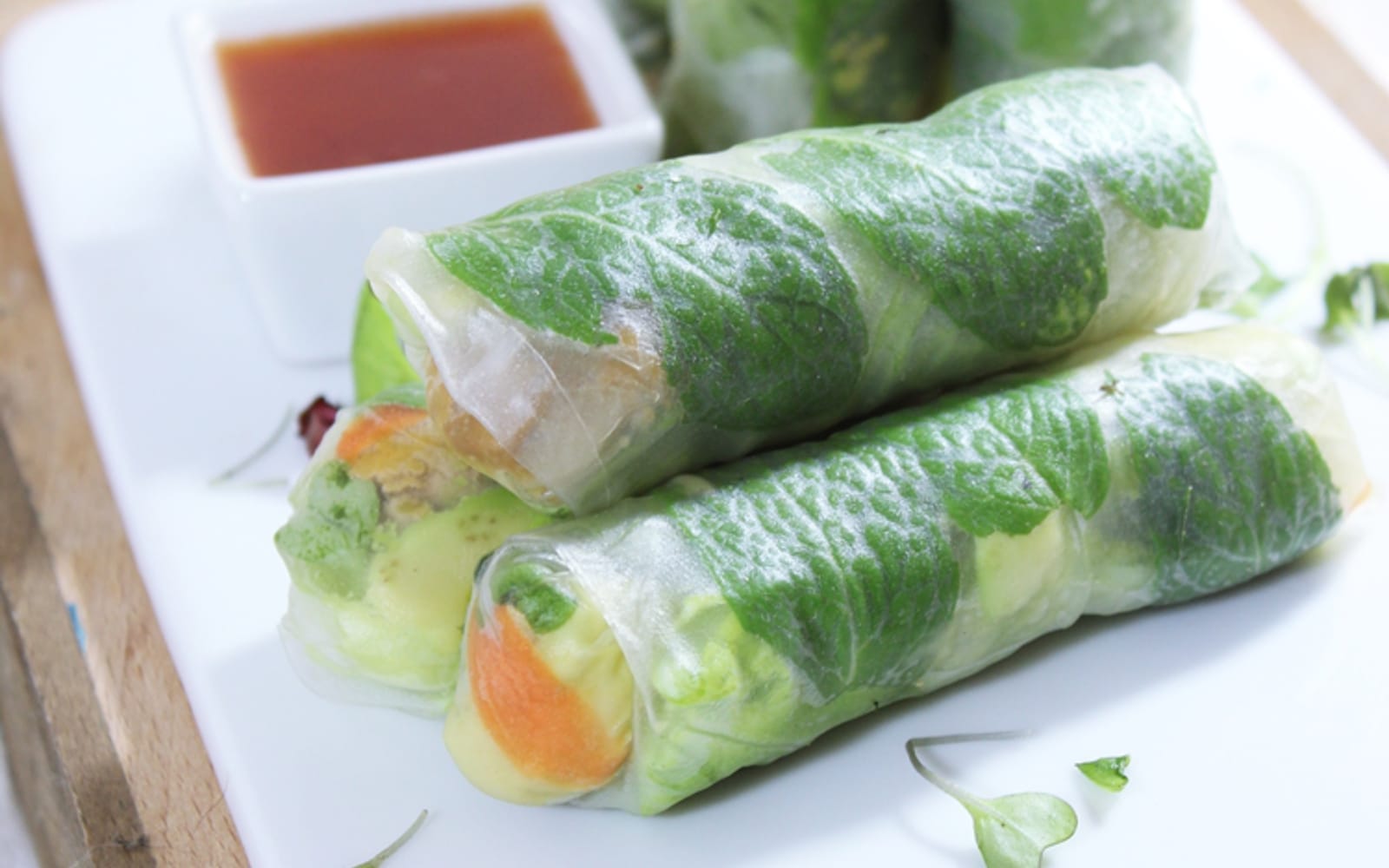 Baked Tofu Spring Rolls