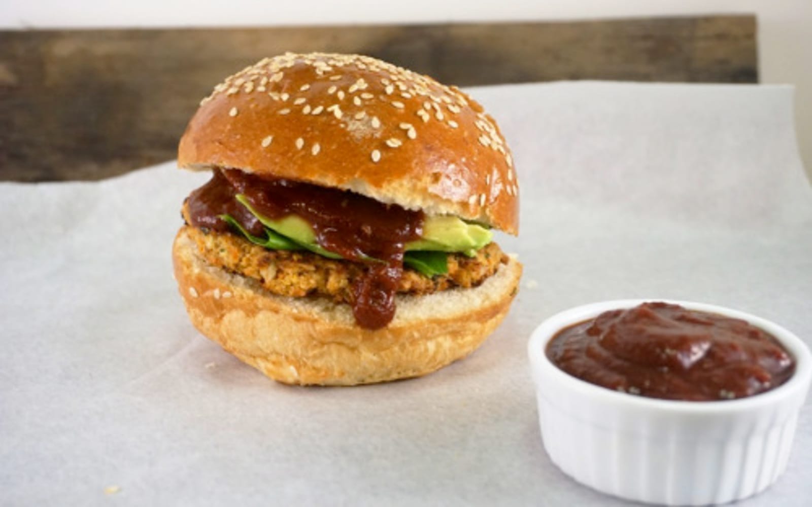 BBQ Chickpea Burger 1