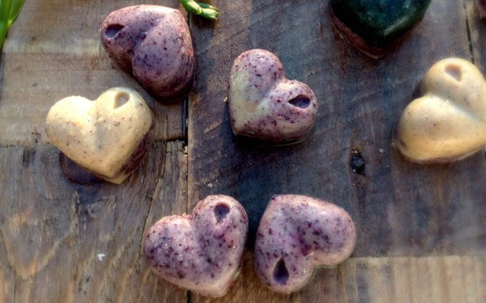Blueberry Spirulina Chocolates 1