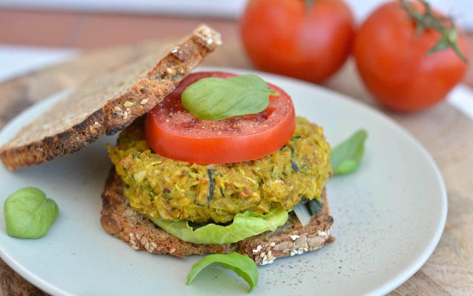 Chickpea and Zucchini Burgers 1