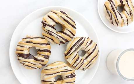 Chocolate Flutternutter Doughnuts