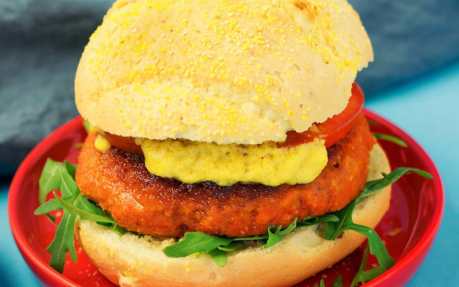 Red Lentil Burger 1