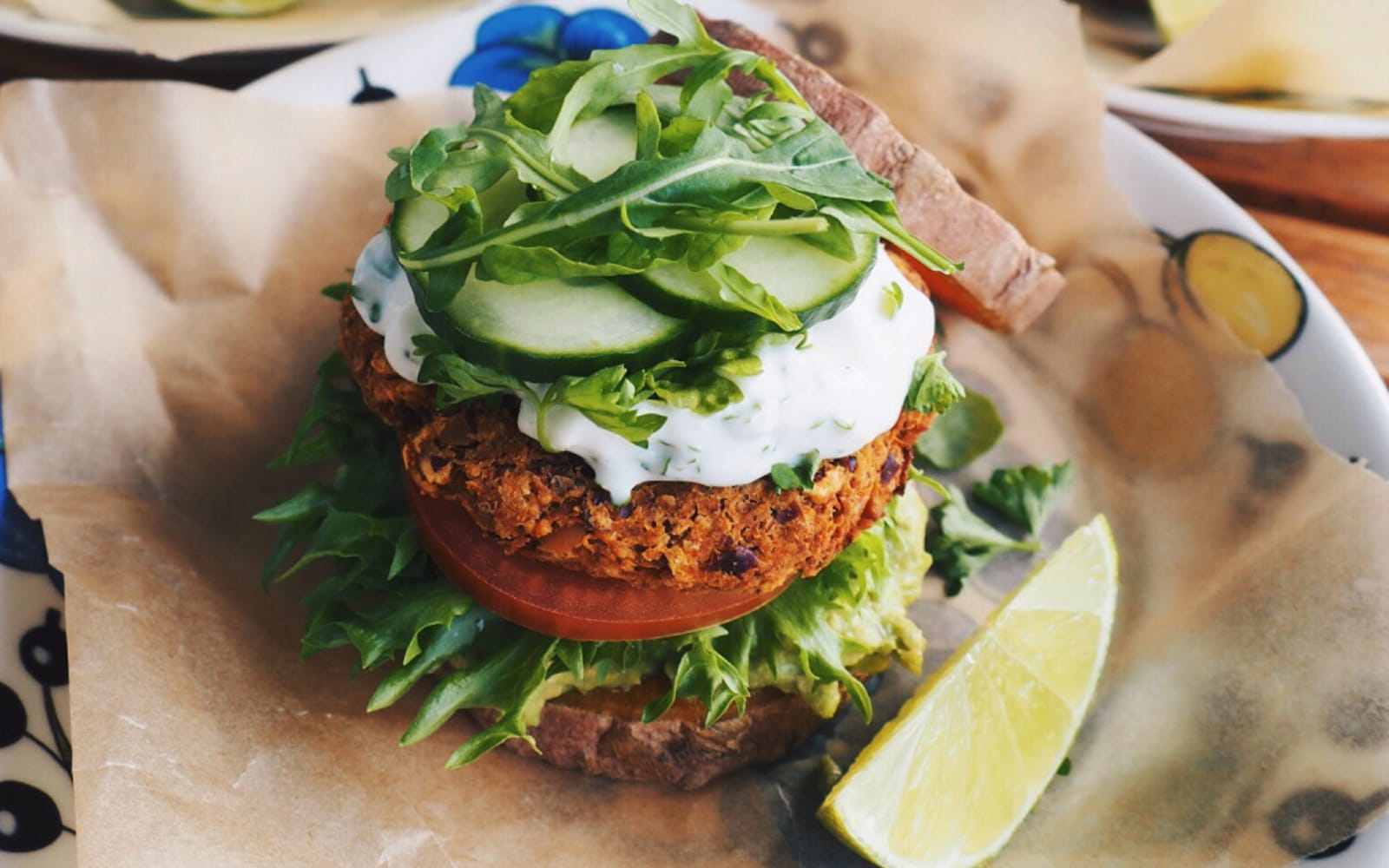 Sweet Potato Burger 2