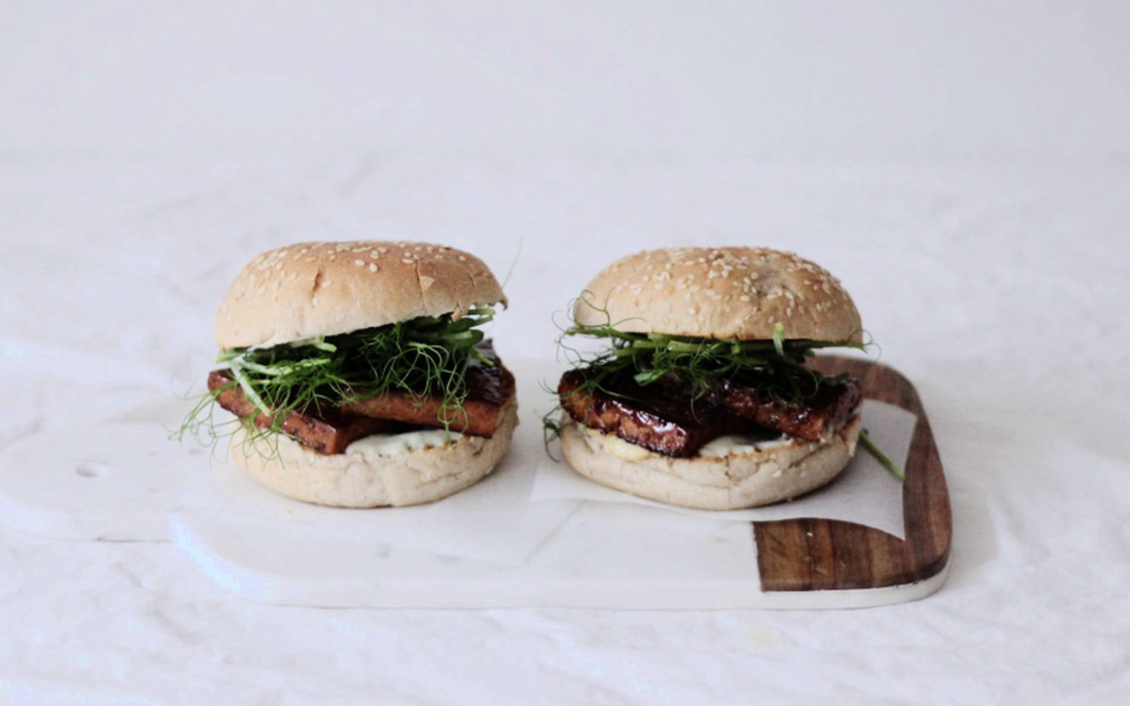 LEMONGRASS TOFU BURGERS
