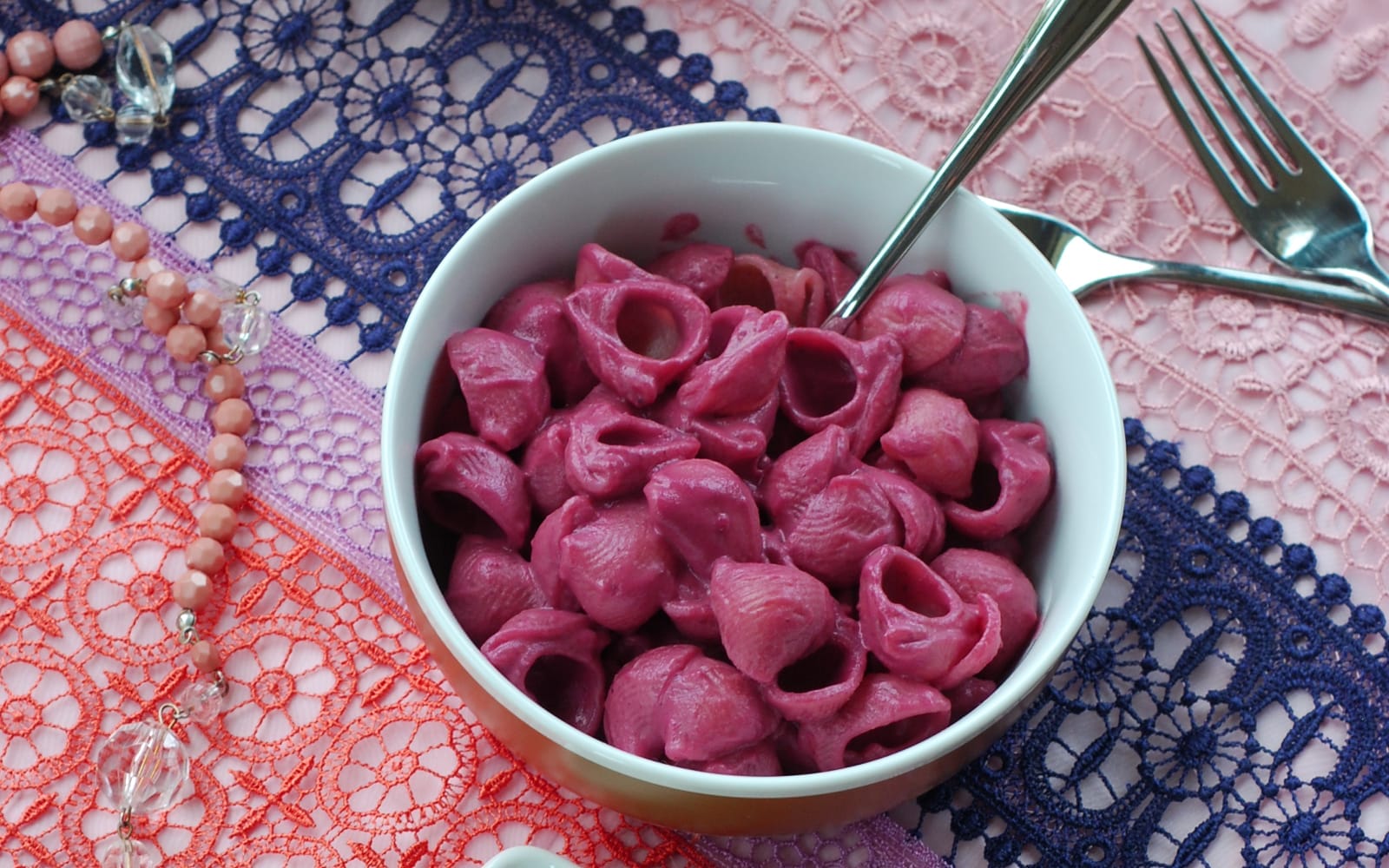 Purple Mac and Cheese 1