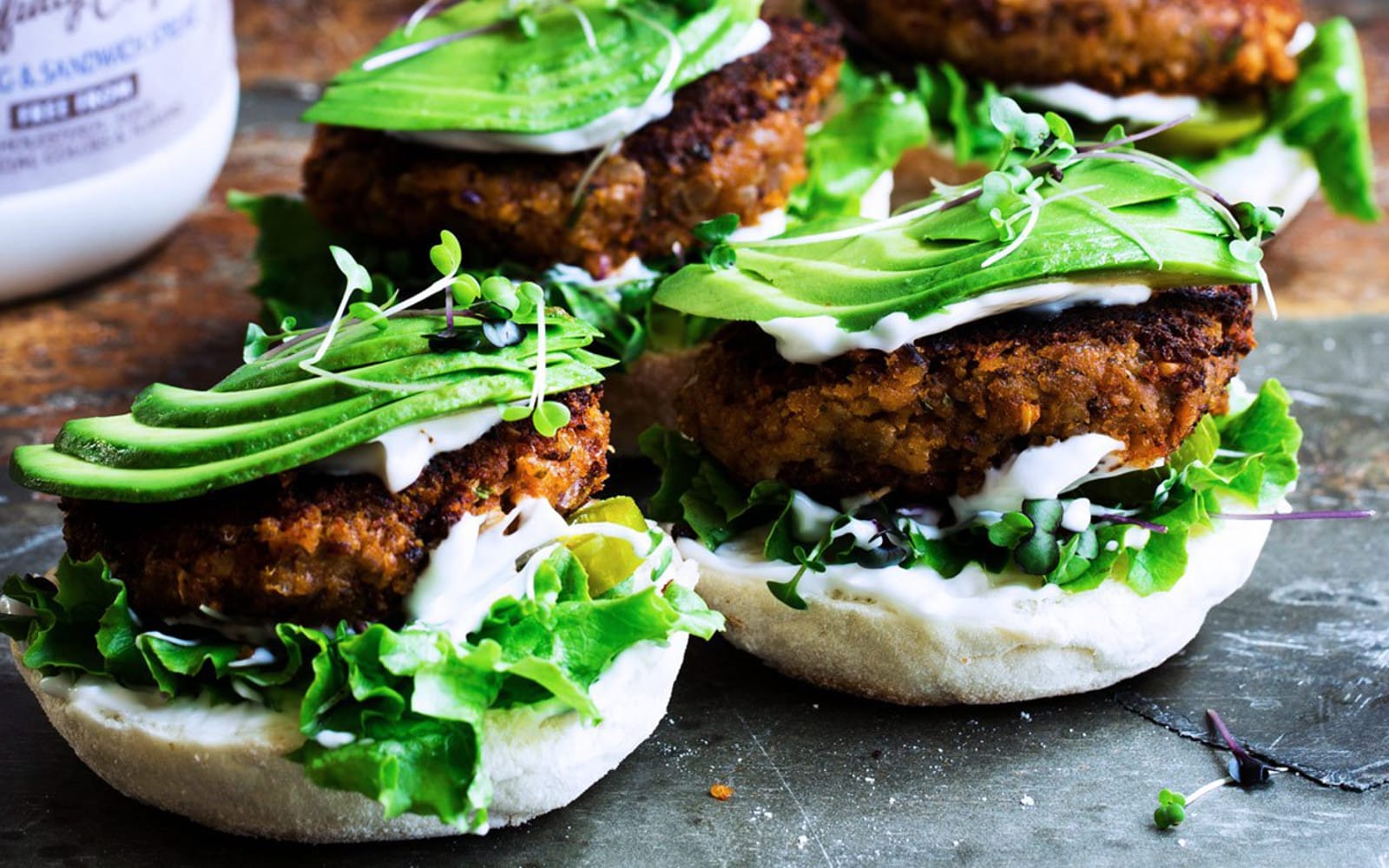 Spicy Lentil Rice Burgers 1
