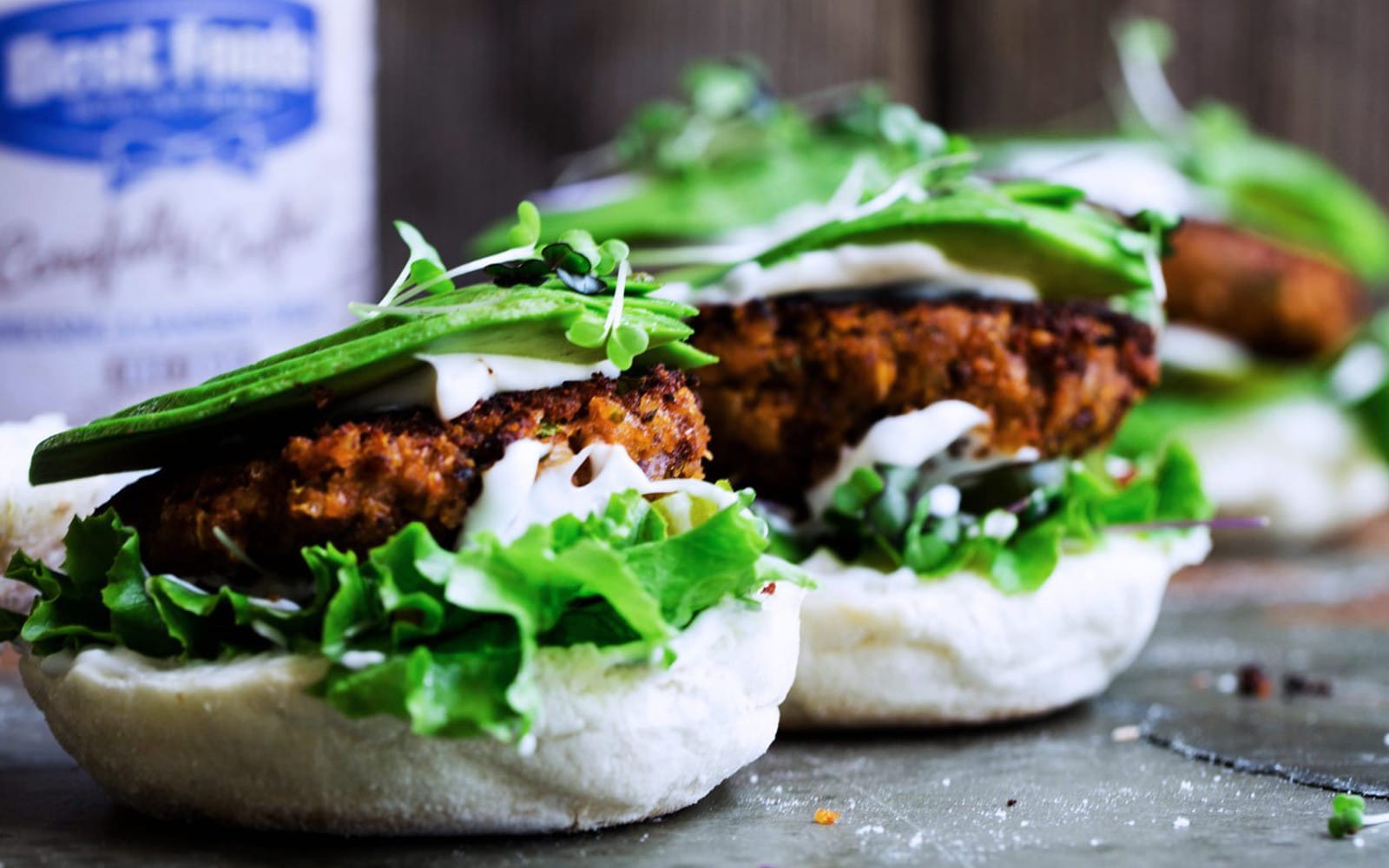 Spicy Lentil Rice Burgers