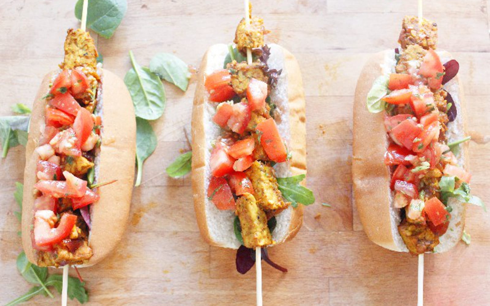 Tempeh Kebab Dogs