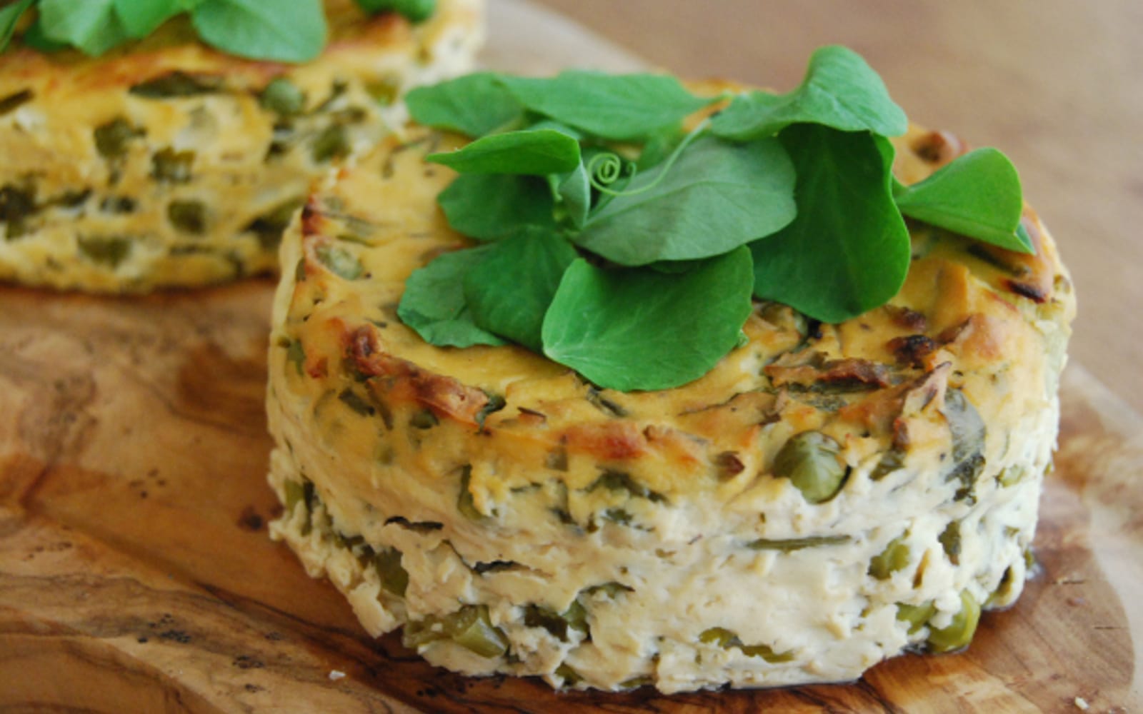 Garden Pea and Herb Tofu Frittata 1