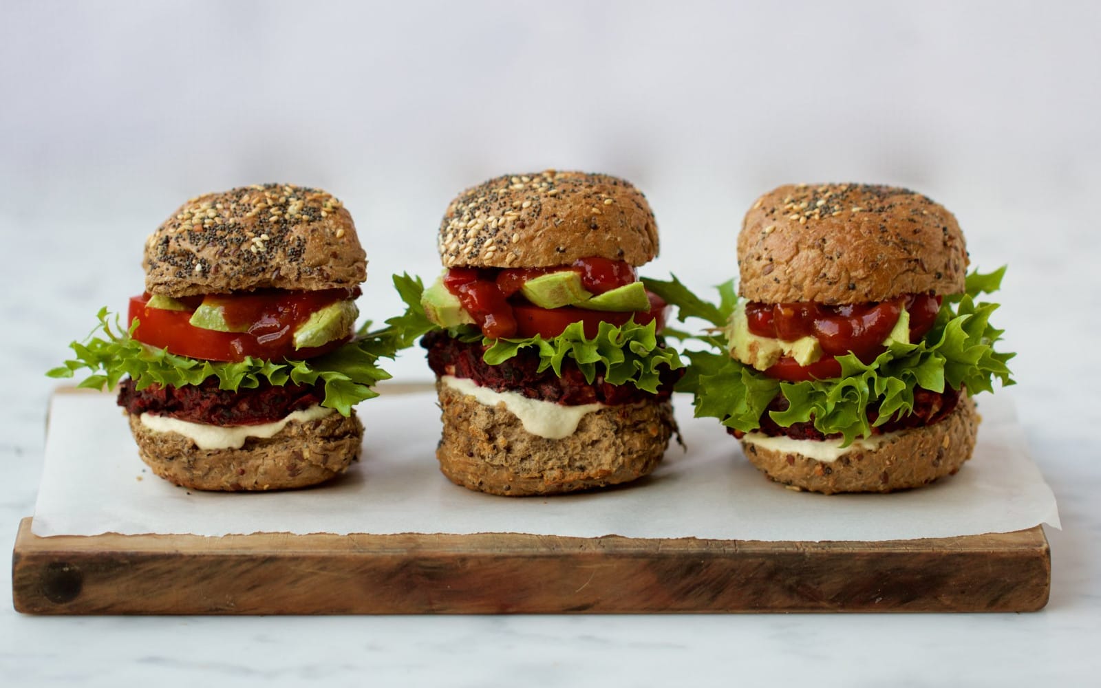 Beet Basil and Black Bean Burgers 3
