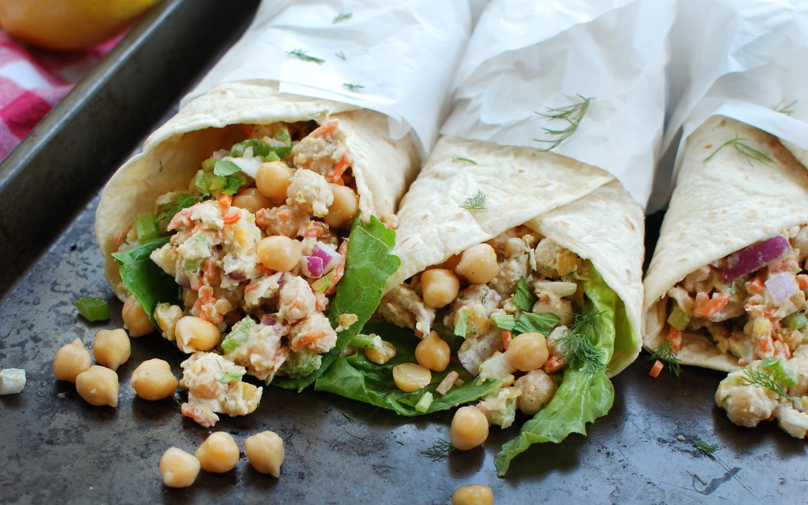 Chickpea Ranch Wraps