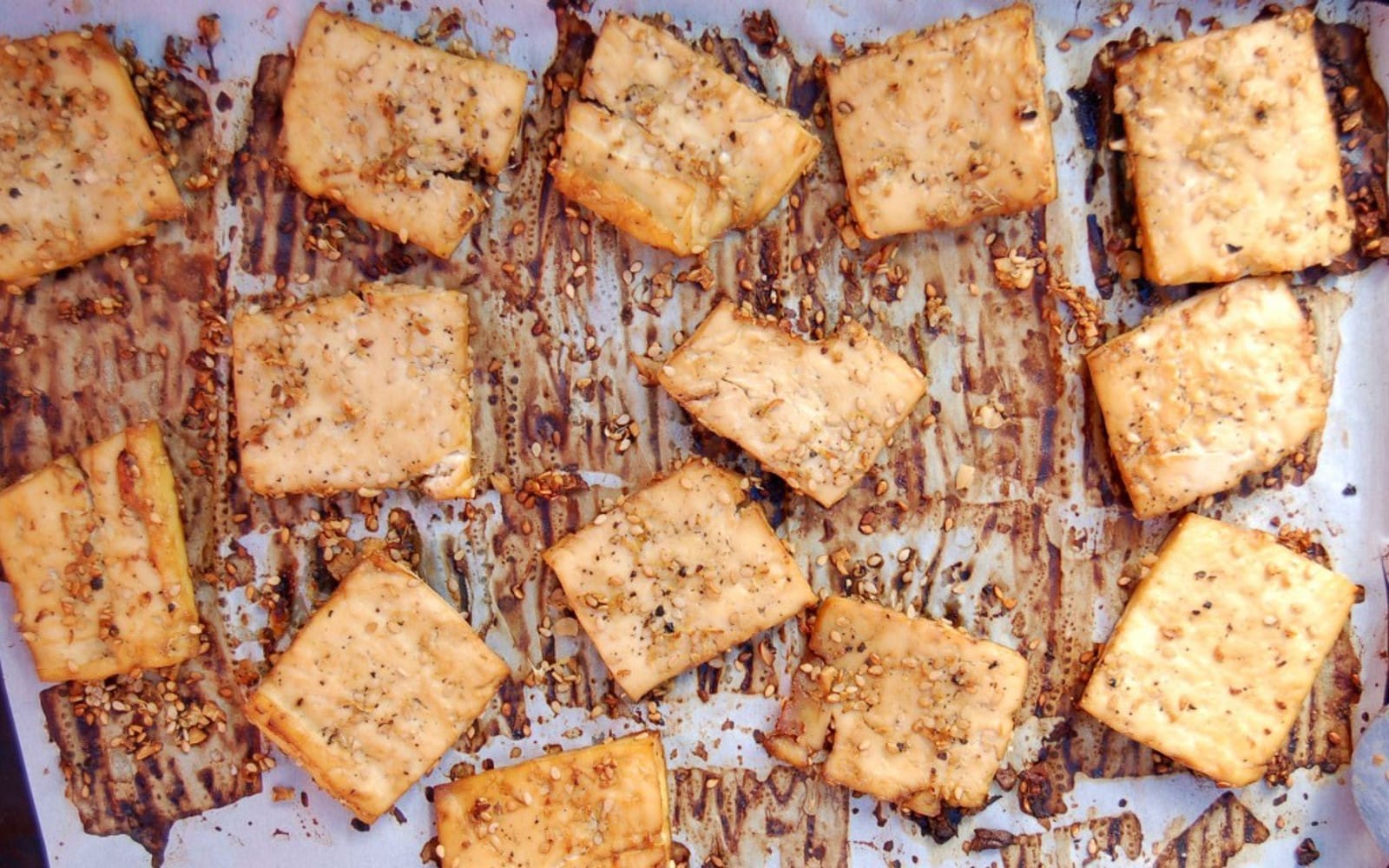 oil free baked tofu
