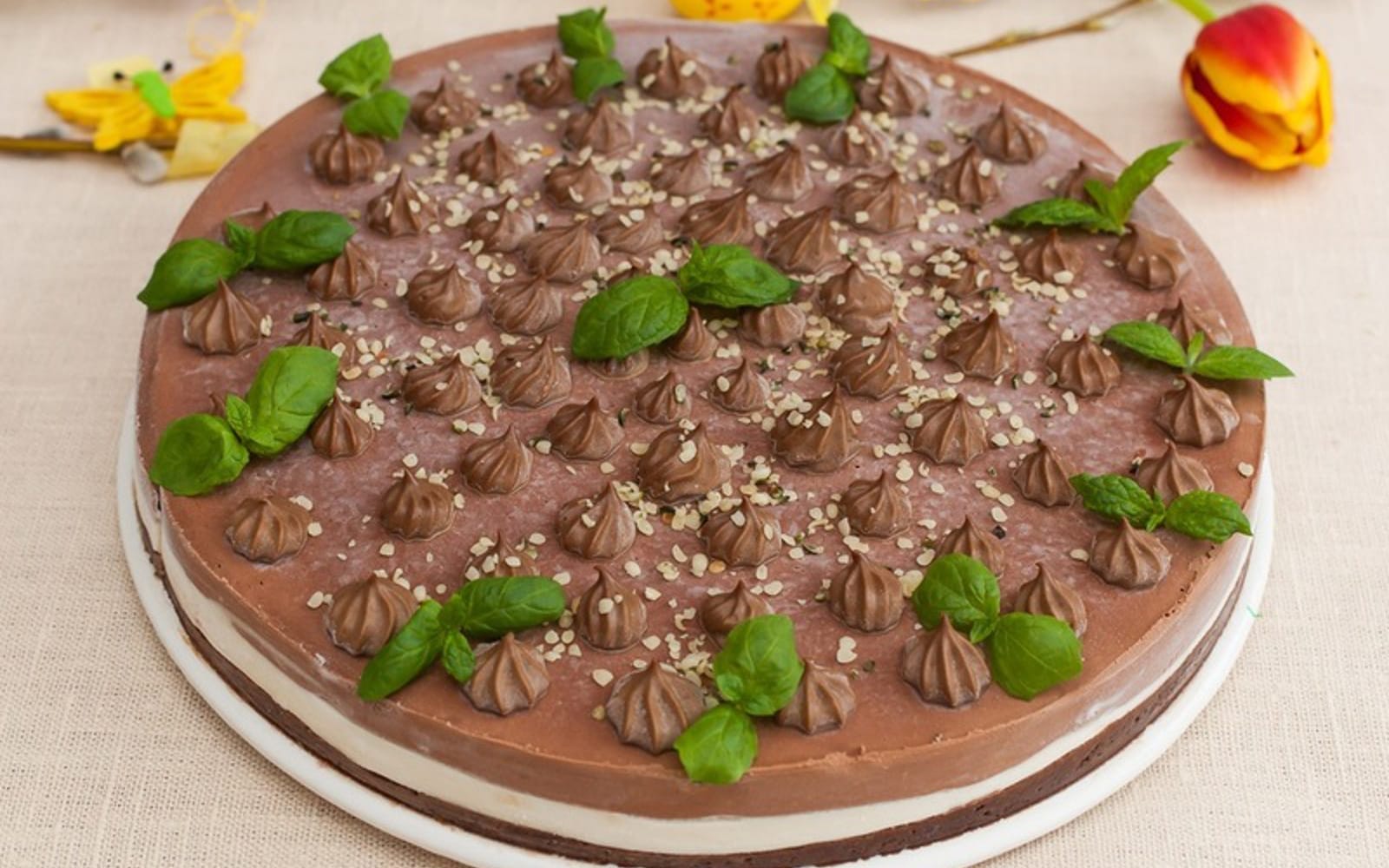 Raw Mint Chocolate Cake