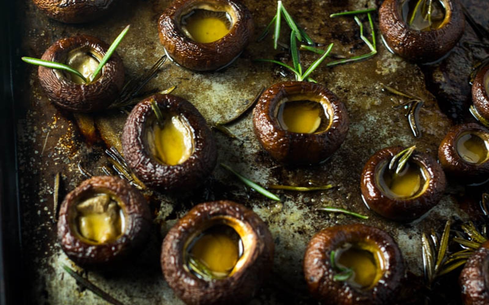 Rosemary Oven Roasted Mushrooms 1