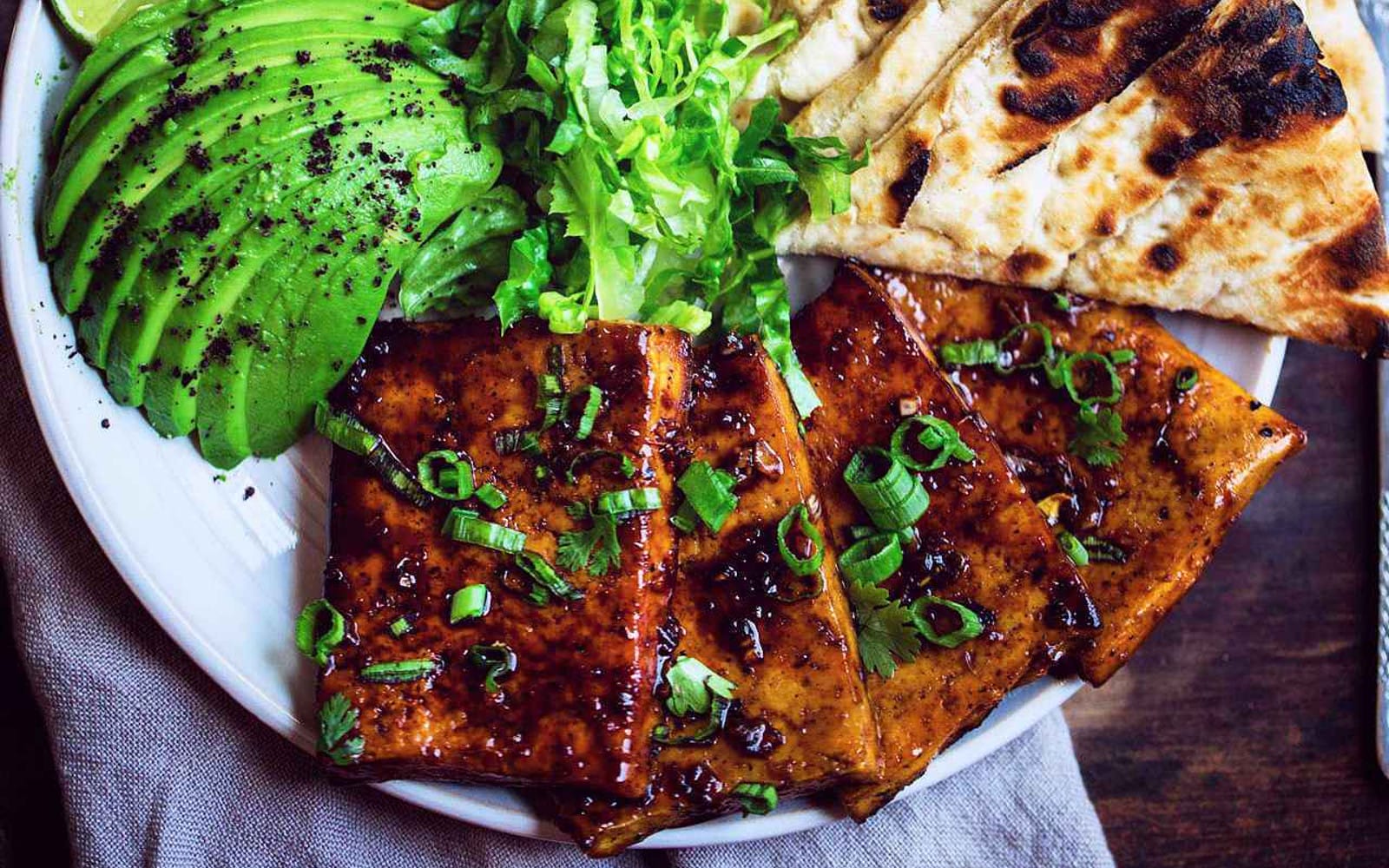 Teriyaki Glazed Tofu Steaks 1