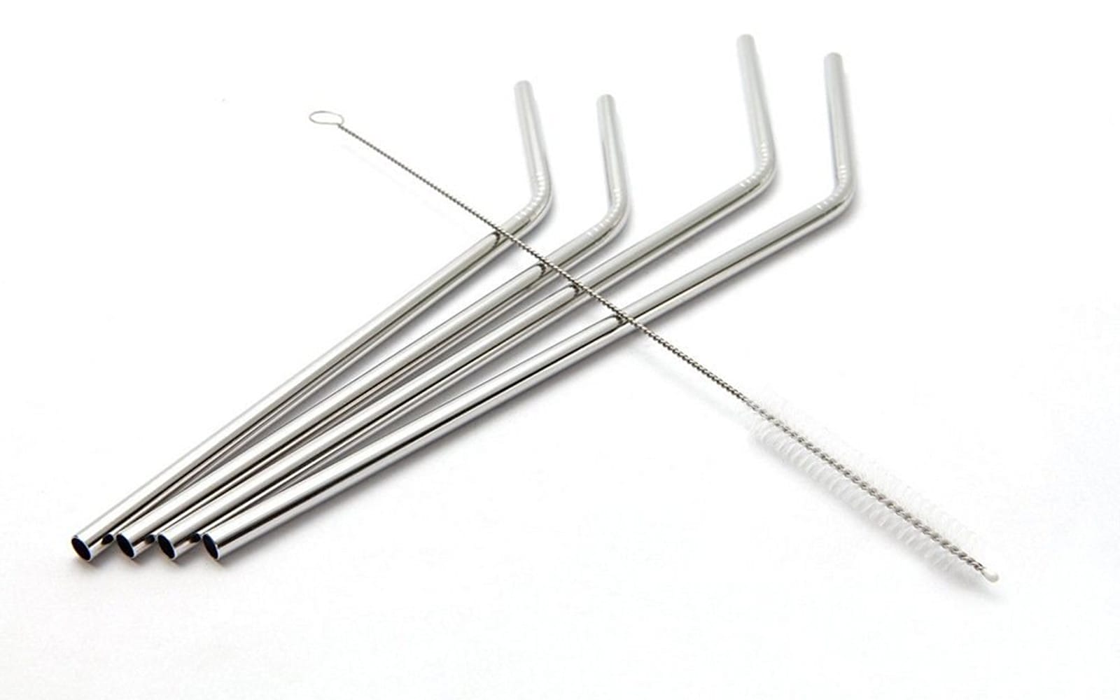 Bailyn Reusable Stainless Steel Drinking Bend Straws