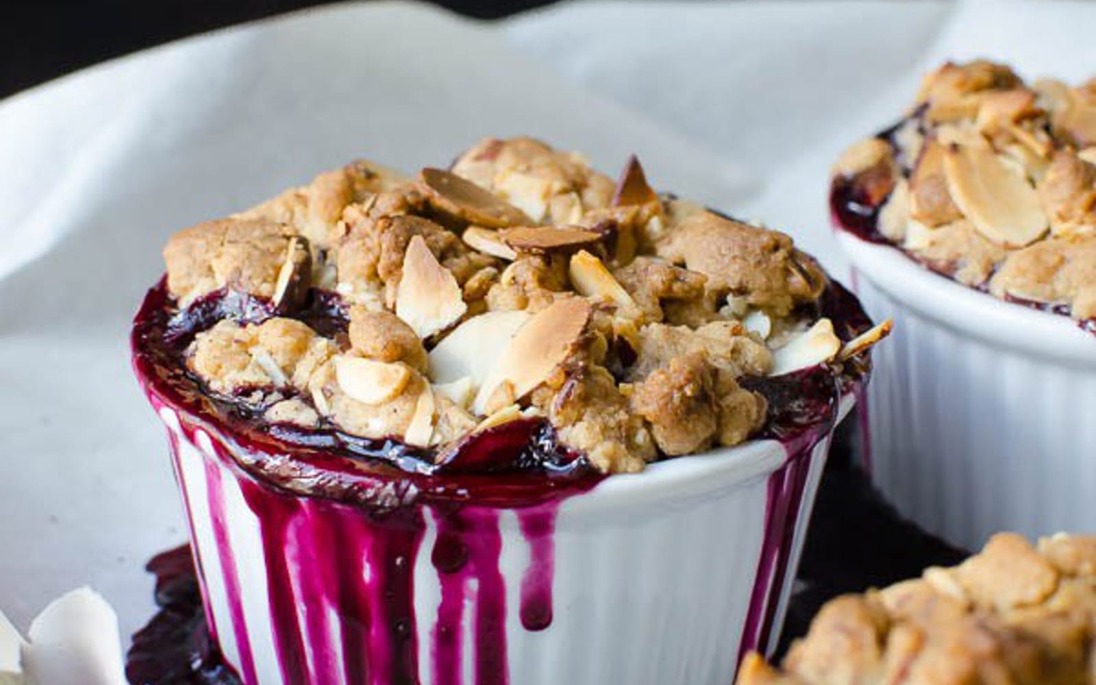Blueberry Lemon Almond Crisp 3