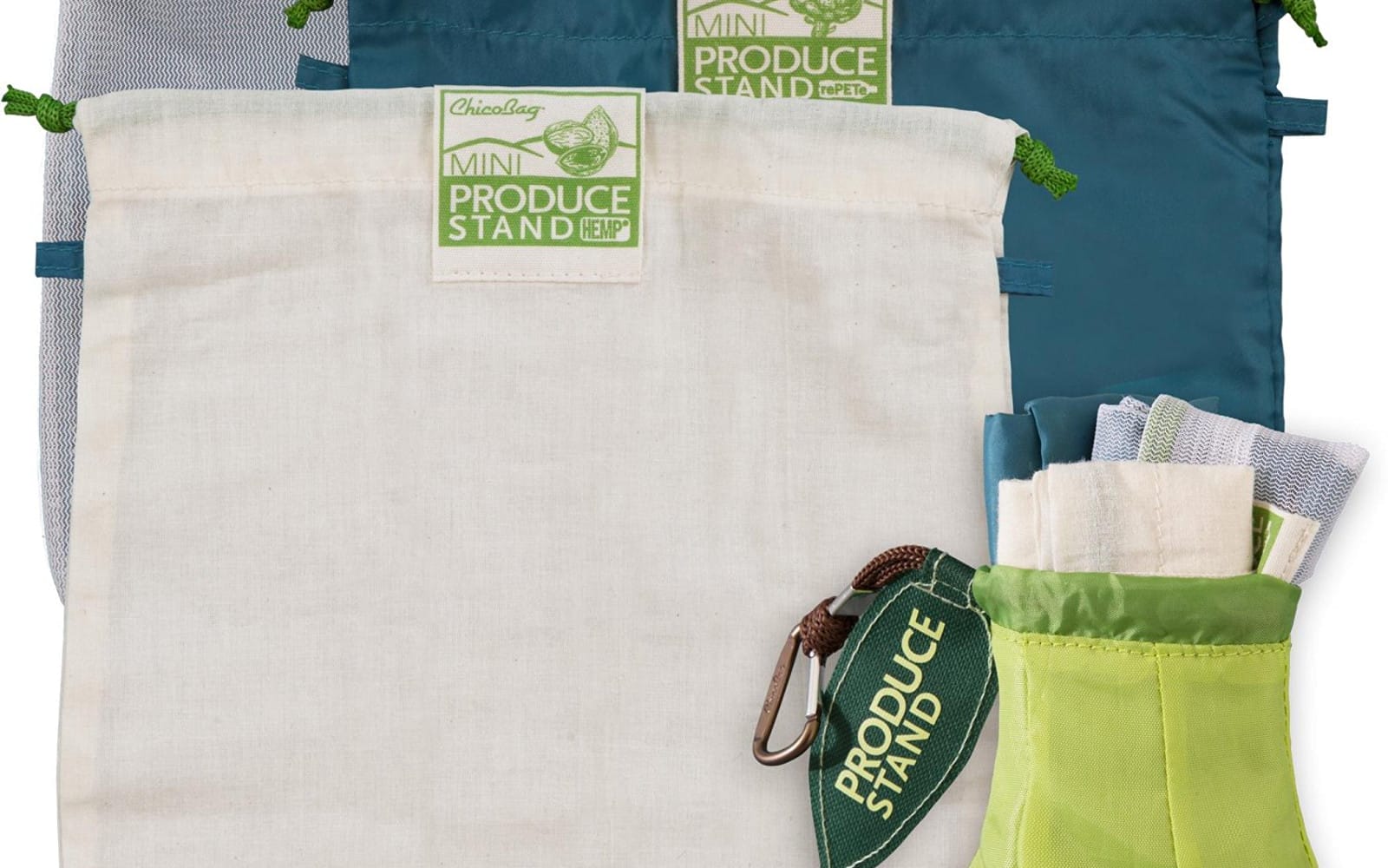 ChicoBag Reusable Mini Produce Stand Collection Shopping Tote