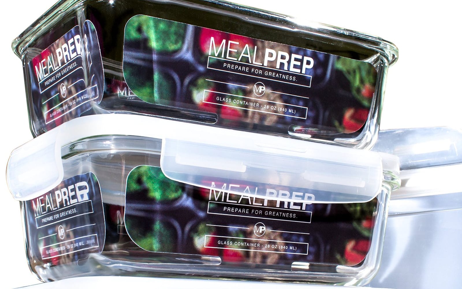 Meal Prep Food Storage Container With Snap Locking Lid