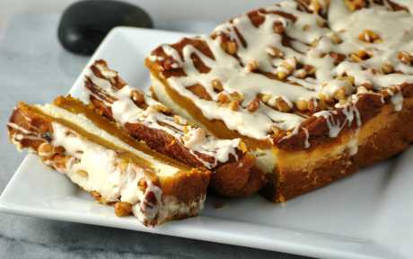 Pumpkin Cheesecake Bread