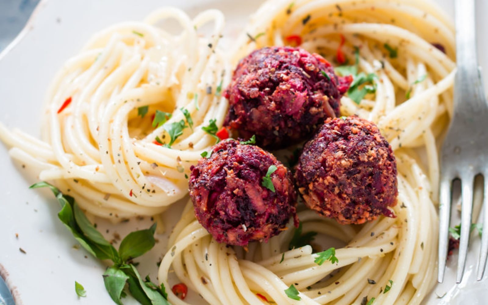 Beet Balls Pasta 2