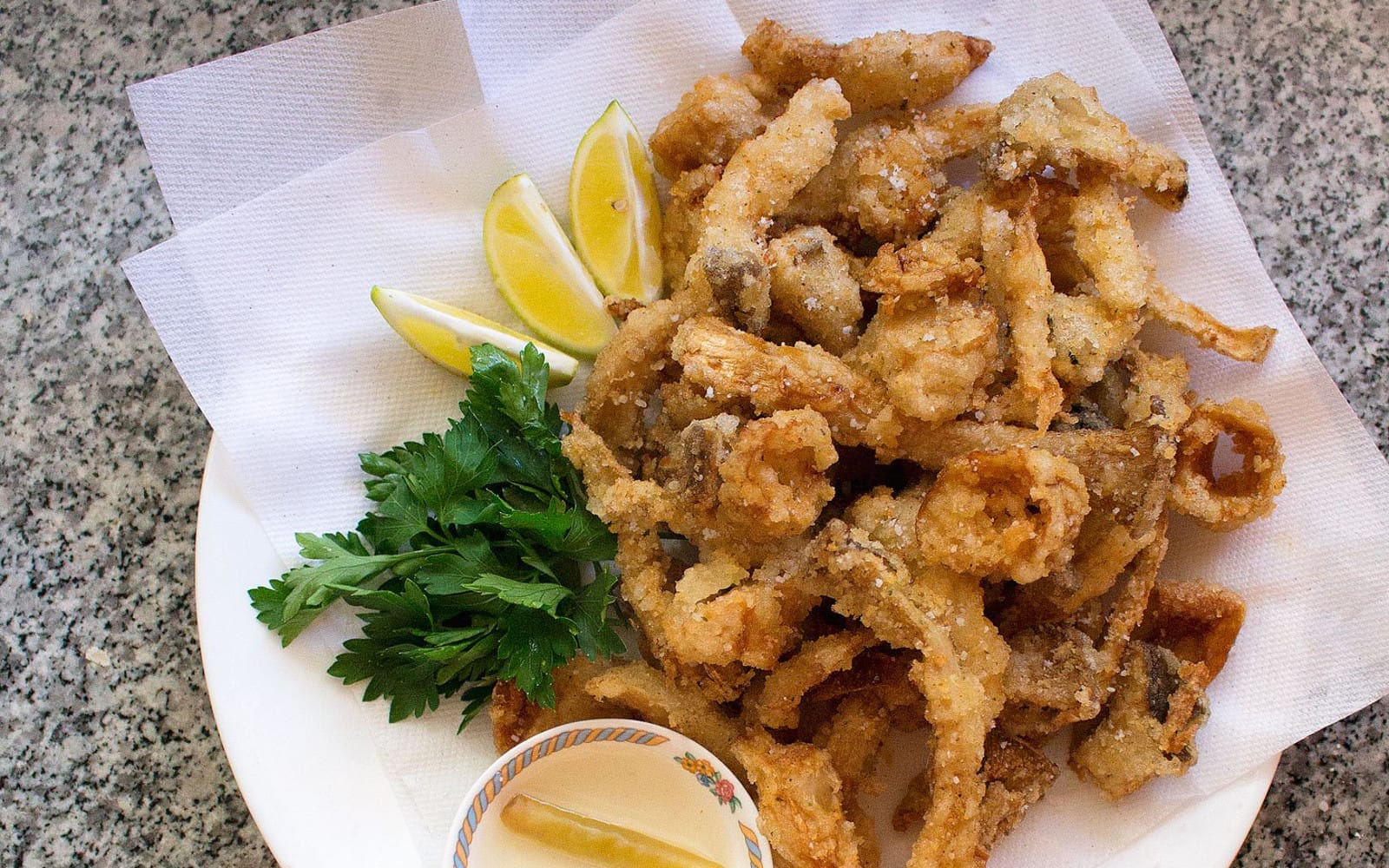 Crispy Mushroom Calamari