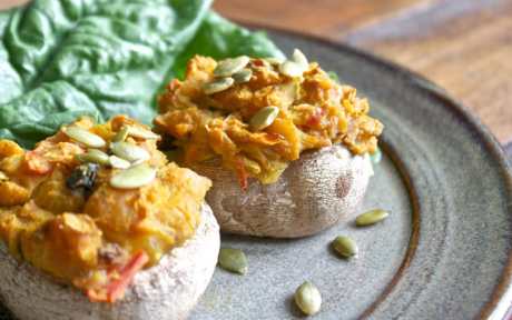 Curried Stuffed Mushrooms 2