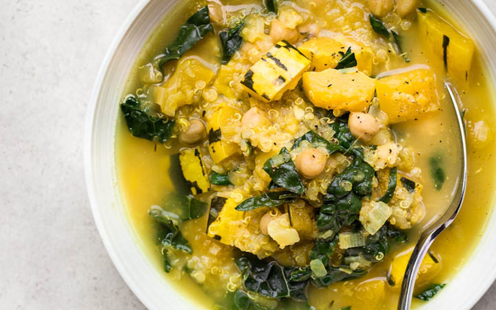 Delicata Squash Stew With Chickpeas and Quinoa 1