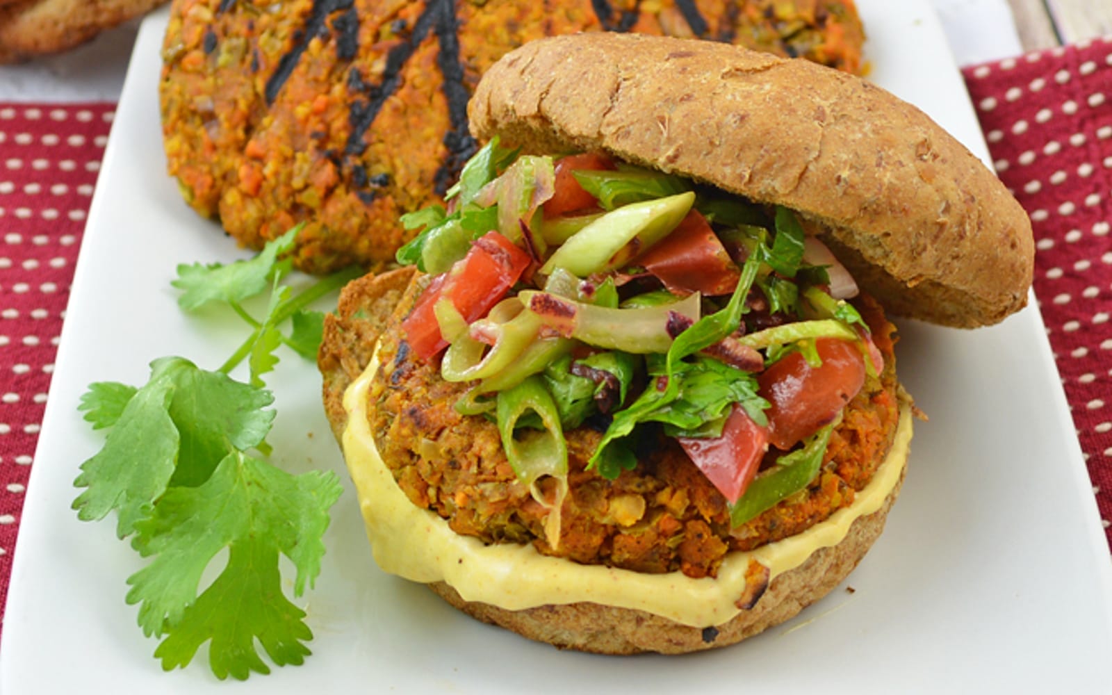 Ethiopian Sweet Potato Burger