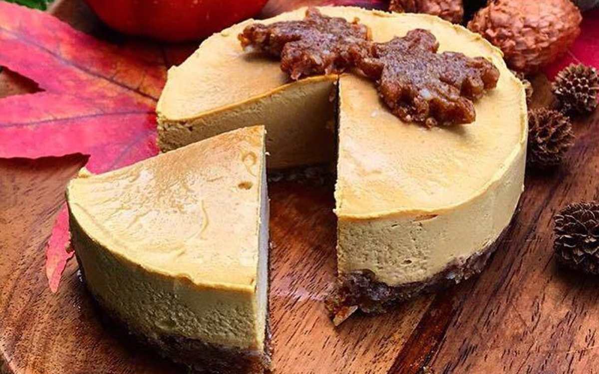 No Bake Maple Pumpkin Cheesecake
