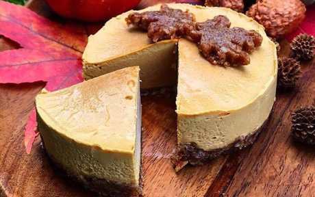 No Bake Maple Pumpkin Cheesecake 1
