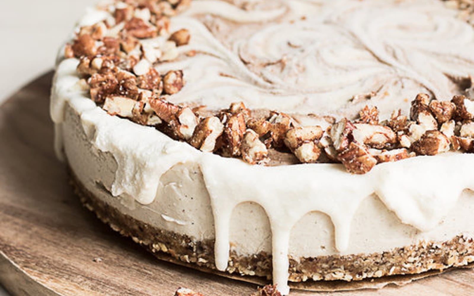 Raw Cinnamon Roll Cake