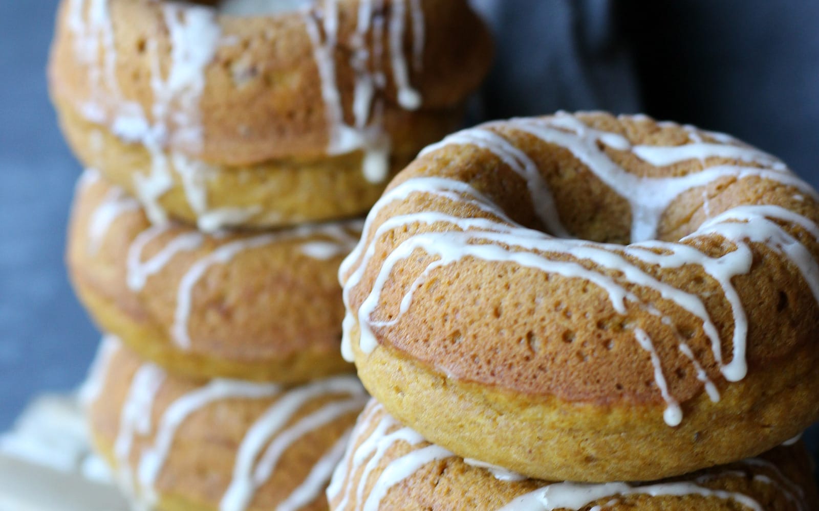 Soft Baked Pumpkin Doughnuts 5
