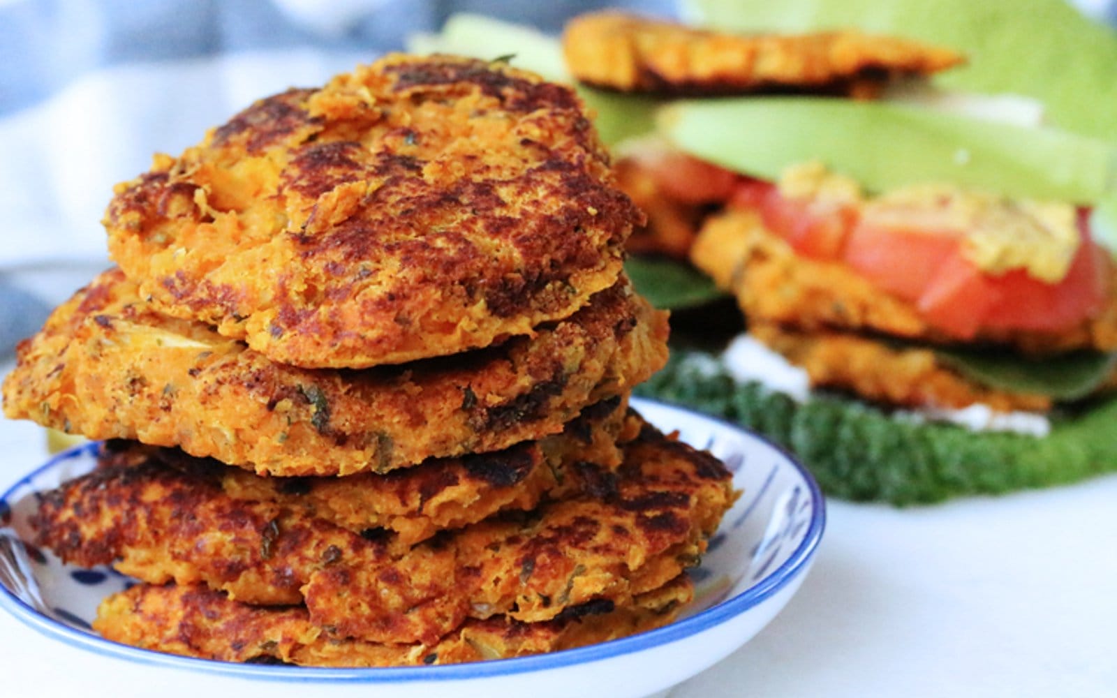 sweet potato bean burger