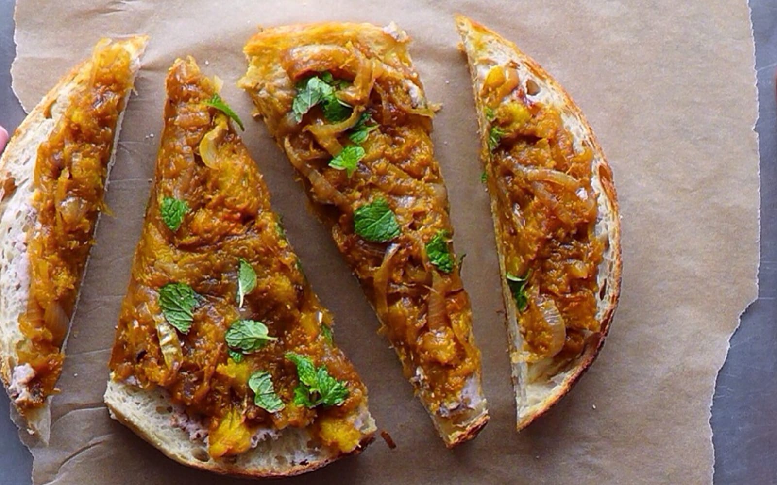 Caramelized Squash Toast